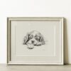 Cavalier King Charles Spaniel Portrait Fine Art Print