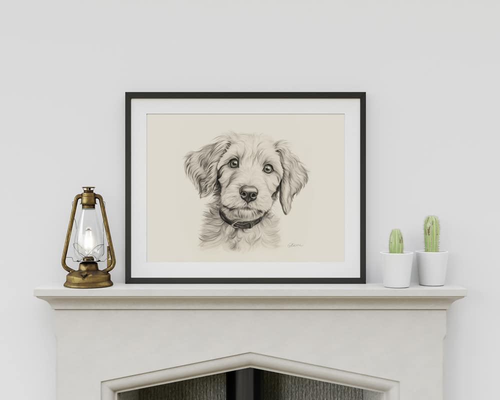 Cockapoo Portrait Fine Art Print