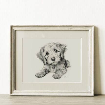 Cockapoo Portrait Fine Art Print