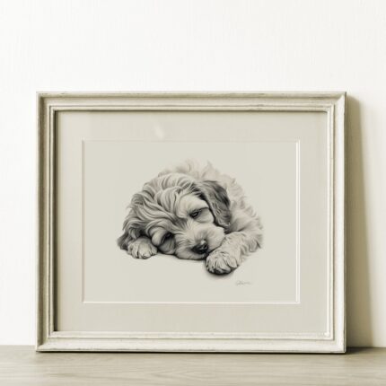 Cockapoo Portrait Fine Art Print