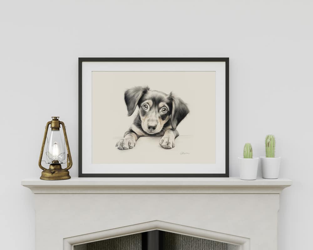 Dachshund Portrait Fine Art Print