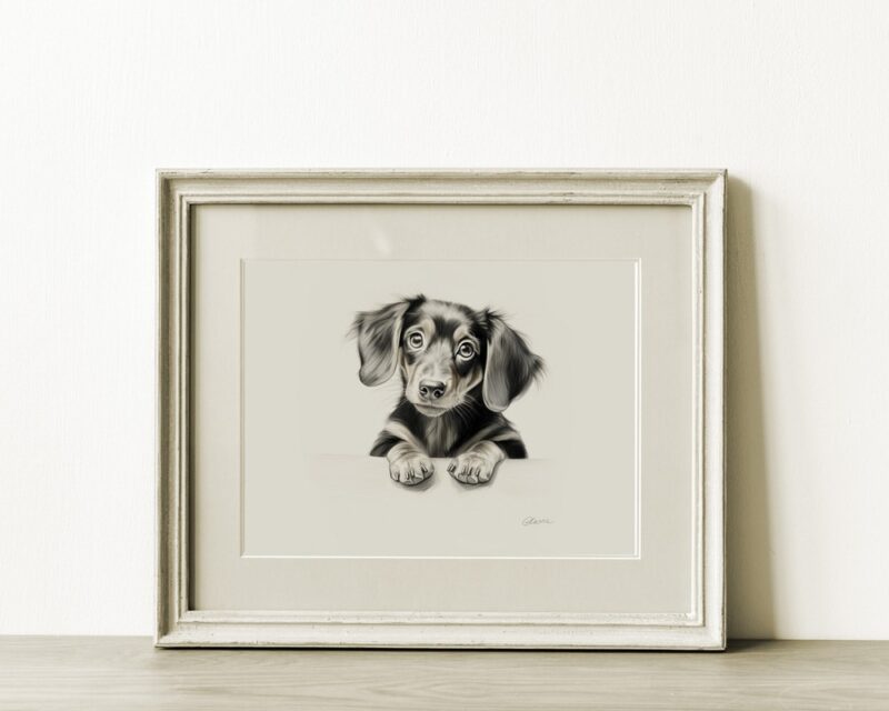 Dachshund Portrait Fine Art Print