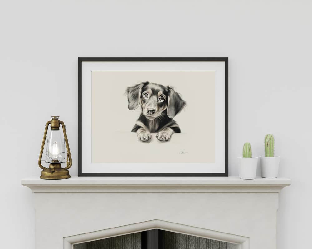 Dachshund Portrait Fine Art Print