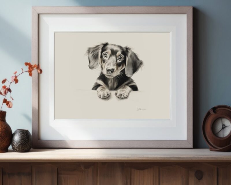 Dachshund Portrait Fine Art Print