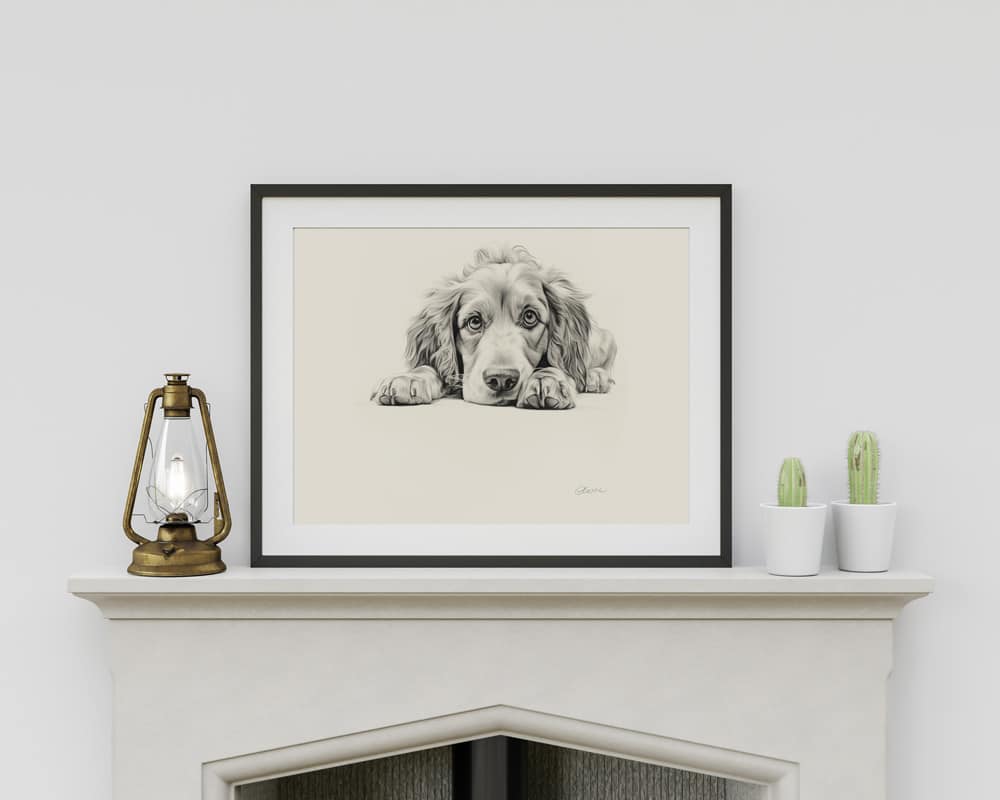 English Cocker Spaniel Fine Art Print