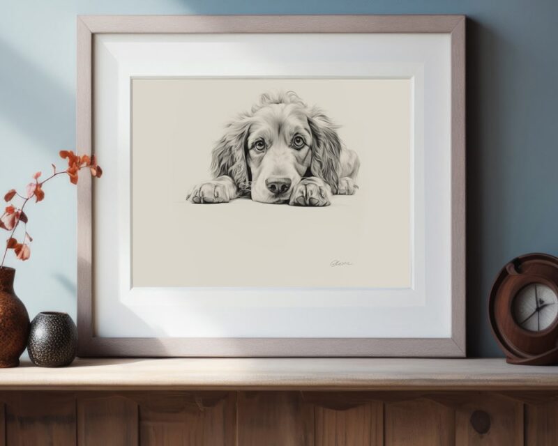 English Cocker Spaniel Fine Art Print