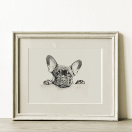 French Bulldog Portrait Fine Art Print