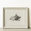 German Shepherd Puppy Portrait Fine Art Print