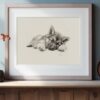 German Shepherd Puppy Portrait Fine Art Print