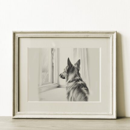 German Shepherd Portrait Fine Art Print