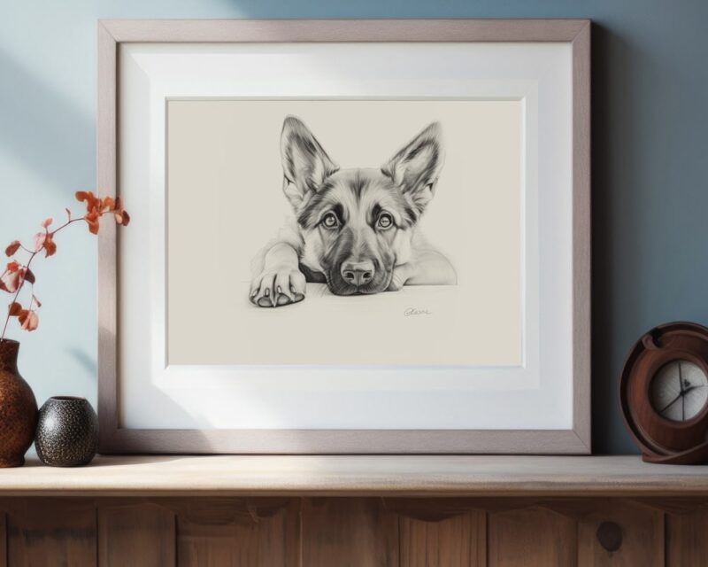 German Shepherd Fine Art Print