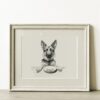 German Shepherd Portrait Fine Art Print