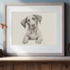 German Shorthaired Pointer Portrait Fine Art Print