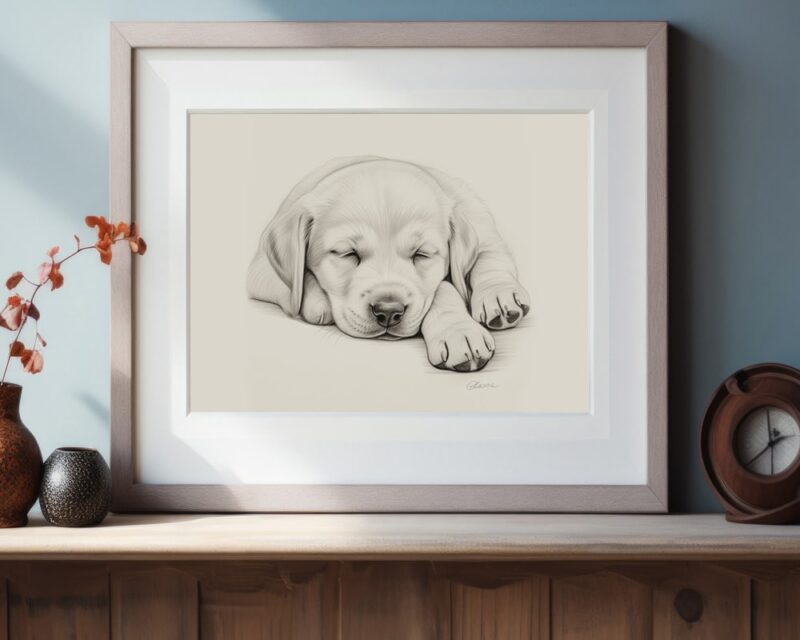 Labrador Retriever Portrait Fine Art Print