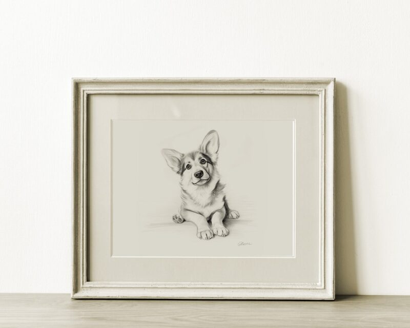 Pembroke Welsh Corgi Fine Art Print