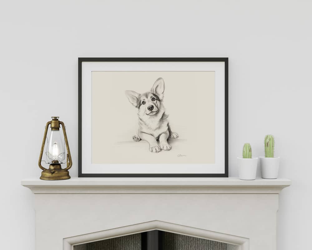 Pembroke Welsh Corgi Fine Art Print