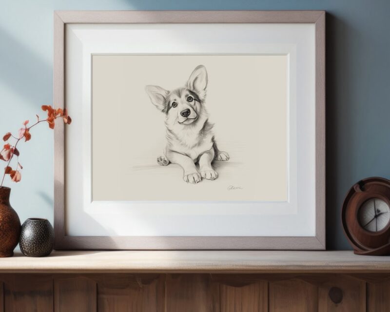 Pembroke Welsh Corgi Fine Art Print