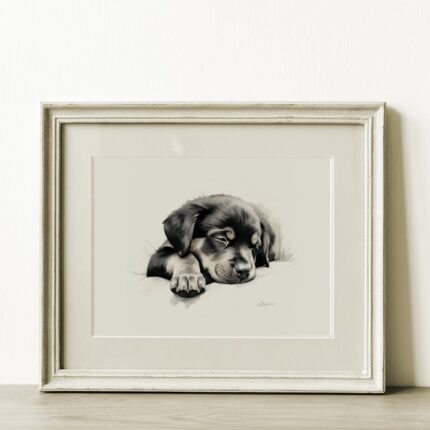 Rottweiler Portrait Fine Art Print