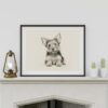 Yorkshire Terrier Portrait Fine Art Print