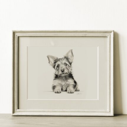 Yorkshire Terrier Portrait Fine Art Print