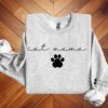 Personalised Cat Mama Sweatshirt with Cat Names on Sleeve