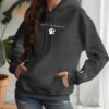 Personalised Cat Mama Hoodie with Cat Names on Sleeve