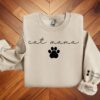 Personalised Cat Mama Sweatshirt with Cat Names on Sleeve