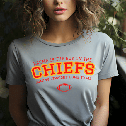 Funny Taylor Swift Travis Kelce Karma Boyfriend T-Shirt