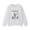 Funny Easter Sweatshirt - Jesus Playing Basketball