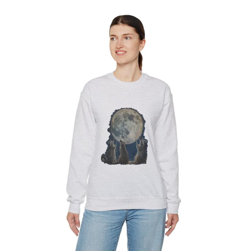 Vintage Funny Raccoon Moon Retro Sweatshirt