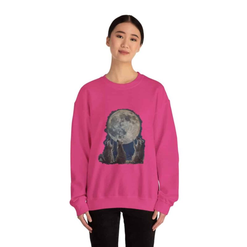 Vintage Funny Raccoon Moon Retro Sweatshirt