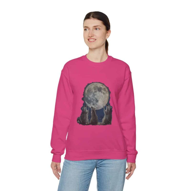 Vintage Funny Raccoon Moon Retro Sweatshirt