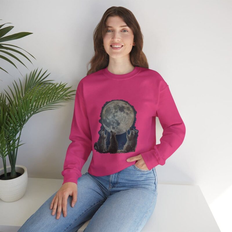 Vintage Funny Raccoon Moon Retro Sweatshirt