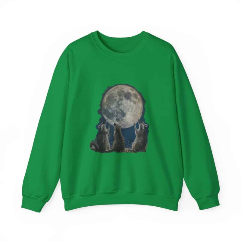 Vintage Funny Raccoon Moon Retro Sweatshirt