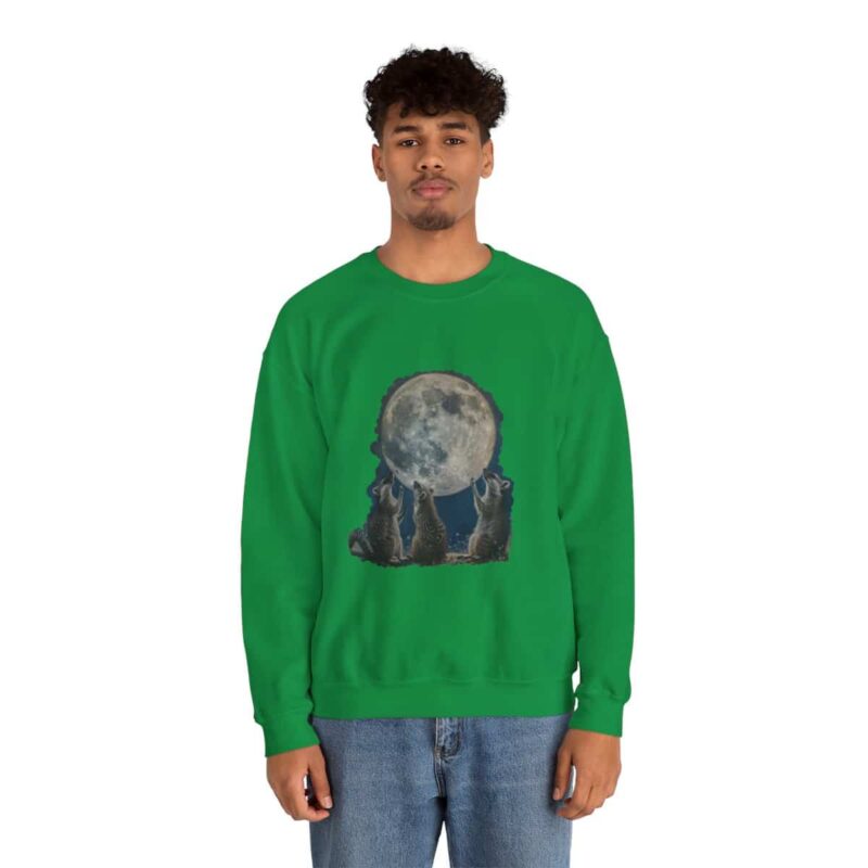 Vintage Funny Raccoon Moon Retro Sweatshirt