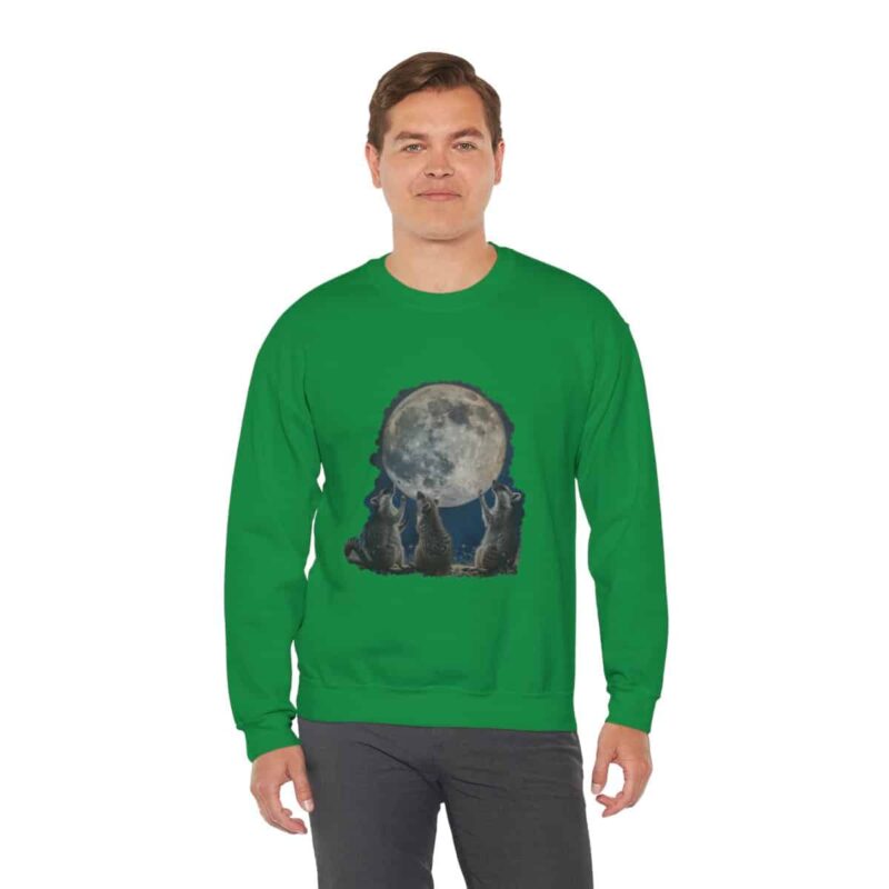 Vintage Funny Raccoon Moon Retro Sweatshirt