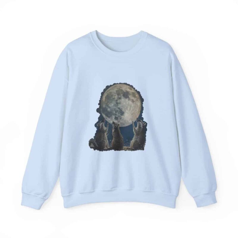 Vintage Funny Raccoon Moon Retro Sweatshirt