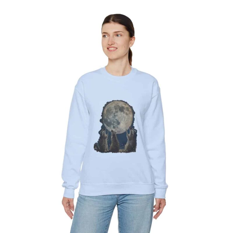 Vintage Funny Raccoon Moon Retro Sweatshirt