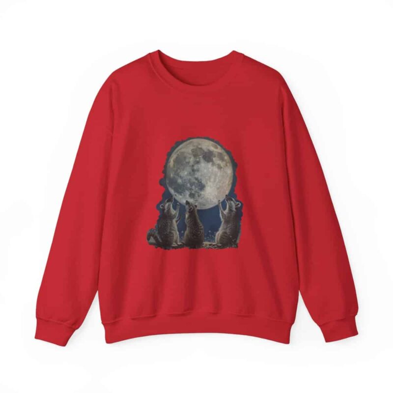 Vintage Funny Raccoon Moon Retro Sweatshirt