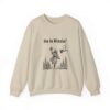 Funny Easter Sweatshirt - Jesus Playing Basketball