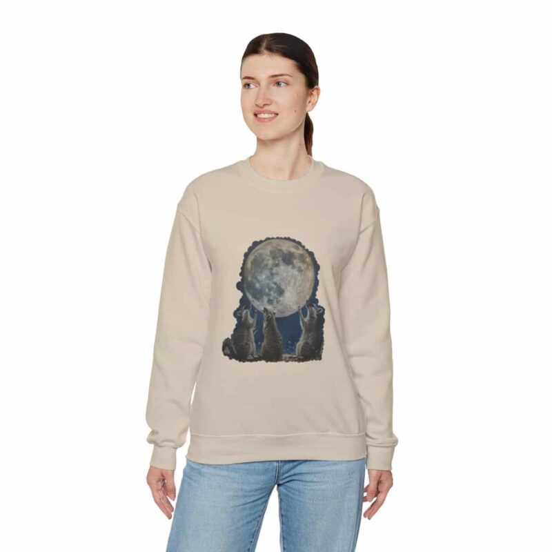 Vintage Funny Raccoon Moon Retro Sweatshirt