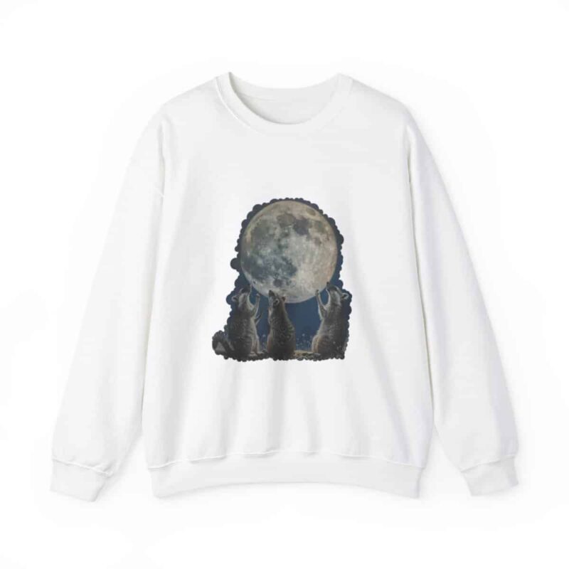 Vintage Funny Raccoon Moon Retro Sweatshirt