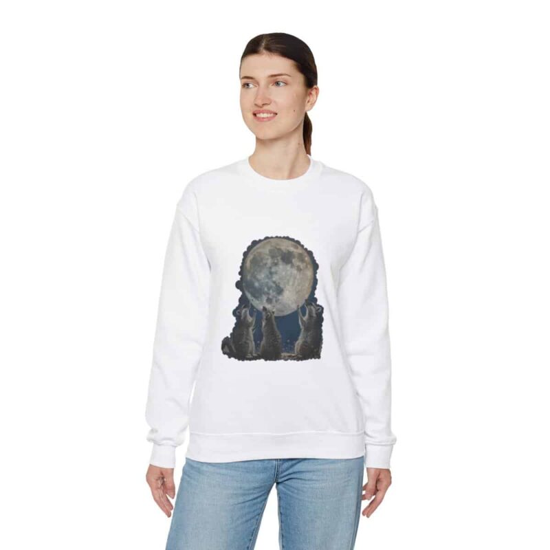 Vintage Funny Raccoon Moon Retro Sweatshirt