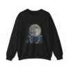 Vintage Funny Raccoon Moon Retro Sweatshirt