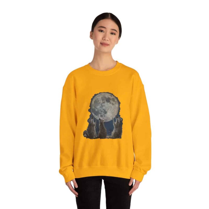 Vintage Funny Raccoon Moon Retro Sweatshirt