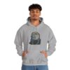 Vintage Retro Raccoon Moon Funny Hoodie