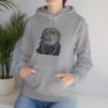 Vintage Retro Raccoon Moon Funny Hoodie