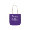 Artistic Goddess Canvas Tote Bag