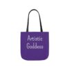 Artistic Goddess Canvas Tote Bag