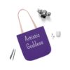 Artistic Goddess Canvas Tote Bag